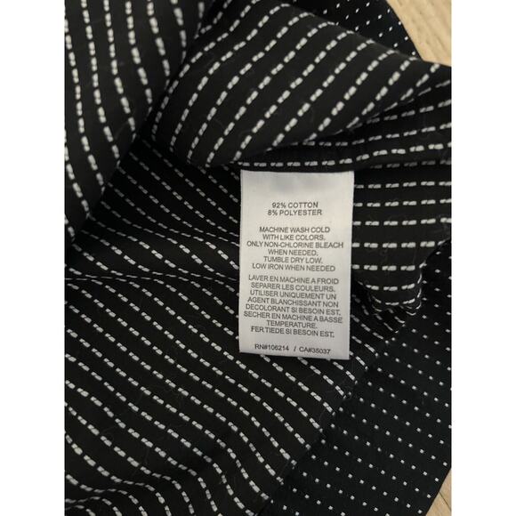 Joe's Jeans Polka Dot Ruffle Shift Dress Size M Black White - Picture 5 of 9